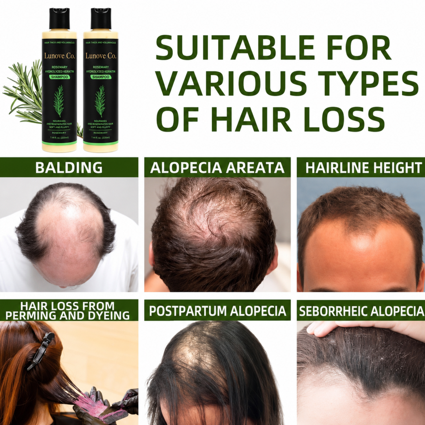 Organic Rosemary Hair Growth Shampoo
