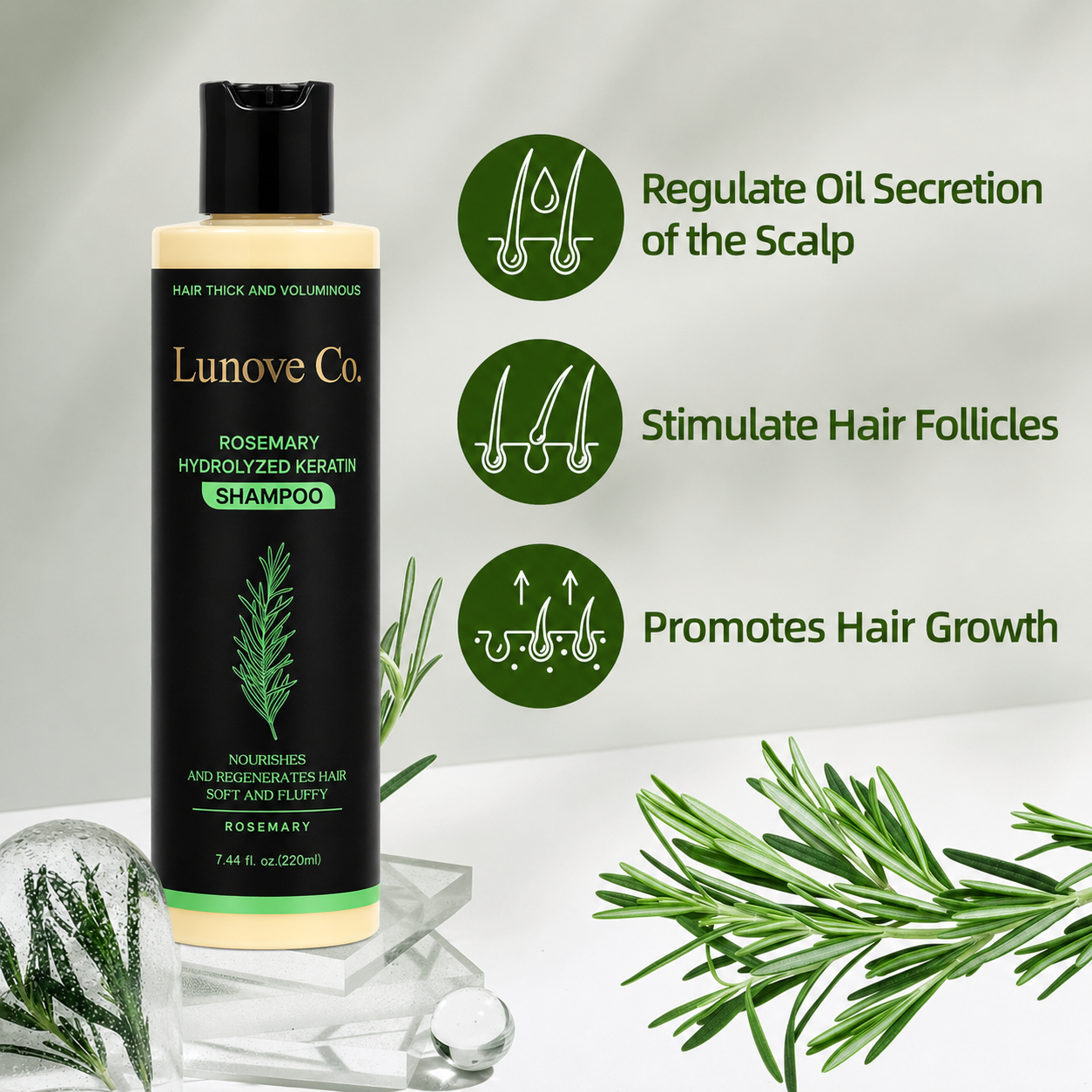 Organic Rosemary Hair Growth Shampoo