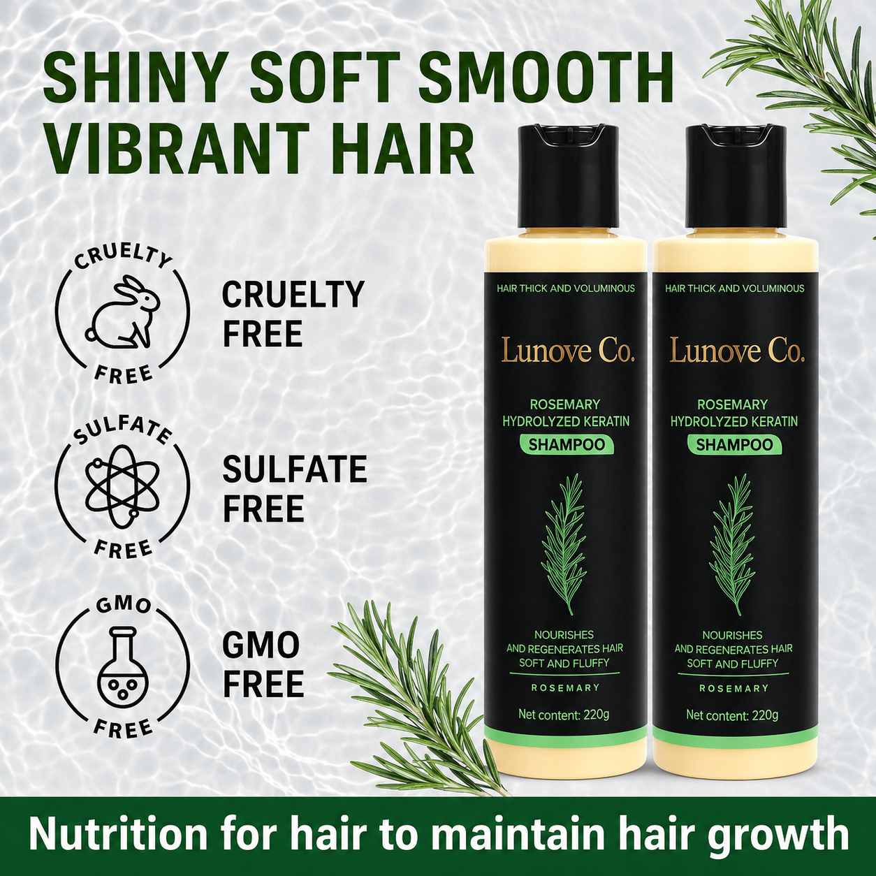 Organic Rosemary Hair Growth Shampoo